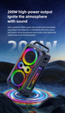 ZEALOT-PT21 200W Portable Wireless Bluetooth Speaker with Subwoofer
