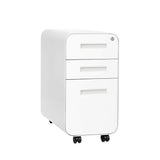 Furniture Stockpile Slim 3-Drawer Mobile File Cabinet with Lock - Under Desk