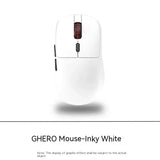 Incott Ghero Pro Wireless Mouse Dual Mode Paw3395 8k 2.4G Ergonomics TTC Golden Wheel