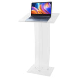 43.31 Inch Acrylic Clear Conference Podium School Speech Lectern Podium f