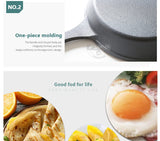 Cast Iron Skillet – Pre-Seasoned Non-Stick Frying Pan for Gas, Electric