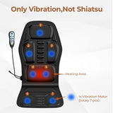 Back Massager with Heat, Massage Chair Pad for Shoulder and Back, Deep Tissue