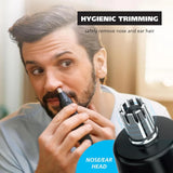 Pro Series Rechargeable Eyebrow Ear Nose Hair Trimmer for Men Painless DualTech Eyebrow Trimmer Facial Hair
