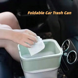 Foldable Waterproof Car Trash Can Mini Auto Waste Bin Storage Bucket