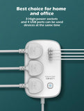 LDNIO Universal Power Strip Network Filter & Surge Protector, US Plug Socket
