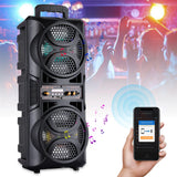 3000W Portable Bluetooth Speaker Sub woofer Heavy Bass Sound System