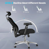 Office Chair Ergonomic Desk Chair, High Back Computer Chair with Wheels