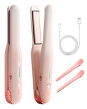 Cordless Hair Straightener, for Fine Soft Hair/Short Hair, Portable Ceramic Hair Straightener