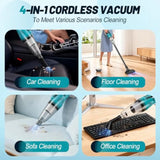 Cordless Vacuum Cleaner with Makita 18V Battery Handheld for Home Car