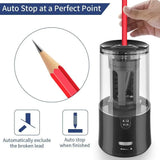 Electric Pencil Sharpener, Pencil Sharpener for Colored Pencils
