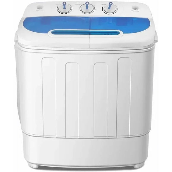 Portable Washing Machine, Electric Washer and Dryer Combo with Washer(9lbs) & Spine MD DC PRINT