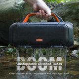 DOSS Outdoor Portable Speaker Powerful 60W Stereo and Bass Sound Box Power Bank IPX6 Waterproof LED Light