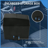 Car Trash Can With Lid Vehicle Can Garbage Organizer Large Wastebasket Bin