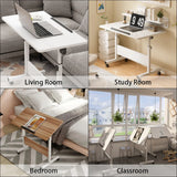 Small Standing Rable Adjustable Height Mobile Stand Up Desk With Wheels