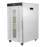 1700W Commercial Food Dehydrator 20 Stainless Steel Trays, Large Machine Capacity Food Dryer
