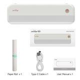 Peripage P40 A4 Portable Thermal Printer Wireless Mobile Photo Printer Support 2''/3''/4''/216mm/210mm A4&A5 Paper Width Inkless