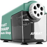 6-Hole Electric Pencil Sharpener Heavy Duty for 6-11mm Pencils 2 Pack