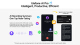 【Ship from US】Ulefone RugKing 9600mAh Up to 16GB+256GB Waterproof NFC 4G Rugged Smartphone Android 15 50MP Camera Global