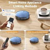 Robot Vacuum and Mop Combo with Schedule, APP / Remote / Voice