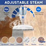 Steam Mop for Hardwood, Tile, Laminate&Carpet w/Adjustable Steam,23ft Cord