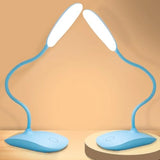 Battery Powered Desk Lamp, Portable Lamps Rechargeable 3 Color Modes Touch Control Stepl Dimming,