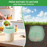 1.2 Gallon Compost Bags, 4.5 Liter, 0.8 Mil, 80 Count Small Kitchen Food Scrap Waste Bags