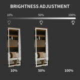 Full Length Mirror with LED Lighting Vertical Wall Decor Mirror for Bedroom