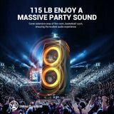W-KING T11 100W RMS Bluetooth Speakers, IPX6 Waterproof, Wireless Deep Bass