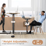 JHK 63x24 Inch Electric Standing Desk Ergonomic Height Adjustable Stand Up Sit Stand Computer Workstation Work Table For Office