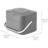 Intelligent Waste Compost Bin Food Waste Caddy with Odor Filter and Ventilation