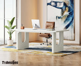 Tribesigns Executive Desk, 70.9" Large Office Computer Desk, Conference Table Meeting Room Table