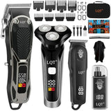 Hair Clippers for Men 4-in-1 Cordless Clippers Set Beard and Mustache Trimmer for Men Nose and Ear Hair Trimmer