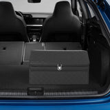 Double-Layer Car Trunk Organizer with Magnetic Lock Storage Organizers Collapsible Car Storage Bin