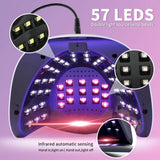 UV LED Nail Lamp, Professional UV Nail Dryer Light For Gel Nails , Fast Curing Gel Polish Lamp Auto Sensor