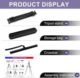 Adjustable Iron Easel Stand with Bag, 20-66in for Table/Floor Painting Display