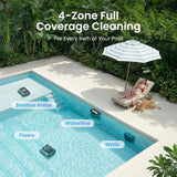 Scuba S1 Robotic Pool Cleaner, Wall&Waterline Cleaning,180-Min Battery Life
