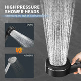 High Pressure Filtered Shower Head - Handheld with 3 Modes, 59" Hose & Adjustabl