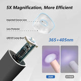 Mini UV LED Nail Lamp Handheld With Stand, Portable