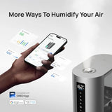 6L Humidifiers for Bedroom, Smart Warm and Cool Mist for Large Room, 60Hr Quiet Runtime for Baby, Plant, Humidity Sensor, Indic