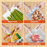 1-Pack Food Sealer Machine - Holiday Leftovers Preserver & Meal Prep Vacuum Storage