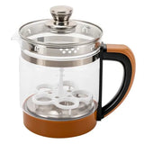 1.8L Electric Glass Tea Kettle - Multifunction Hot Water Boiler with Keep Warm & 6 Temp Settings