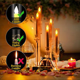 8sets 5 Arms Clear Candle Holder Acrylic Table for Candle Christmas Party