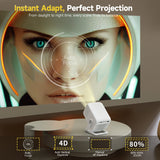 Magcubic HY310X Portable Projector 4K 420ANSI WiFi 6 Auto Focus Home