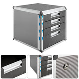 Modern Compact File Cabinet Concave Handles For Convenient Drawer Operation Smooth Surface For Easy Cleaning For Offices