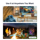 Xnano HA109 Mini Projector Android11 WiFi6 BT5.0 280 ANSI 720P Built-in App