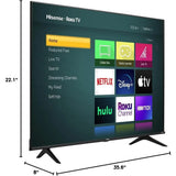 Hisense 40-Inch Class H4 Series LED Roku Smart TV with Alexa Compatibility