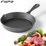 3pcs Cast Iron Skillet 14/16/20cm – Oven Safe Frying Pan for Omelette & Pancake