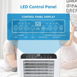 8,000BTU Portable Air Conditioner, 3 in-1 Floor Standing AC Unit With Remote Control,Dehumidifier & Fan, Cools Up to 350 Sq.Ft
