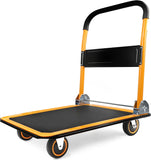 Foldable Platform Truck Push Dolly 330 Lb Capacity 28.75" 18.75" X 33" Heavy‑Duty Utility Cart