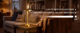 2PCS Rechargeable Wireless Table Lamp for Bedroom Rechargeable Desk Lamp
